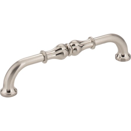Jeffrey Alexander 128 mm Center-to-Center Satin Nickel Bella Cabinet Pull 818-128SN